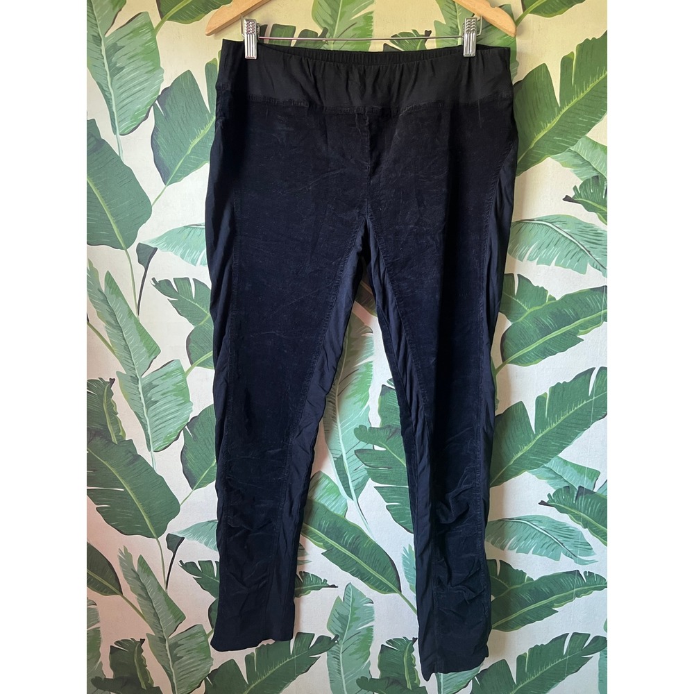 XCVI Corduroy Leggings Women XL Black